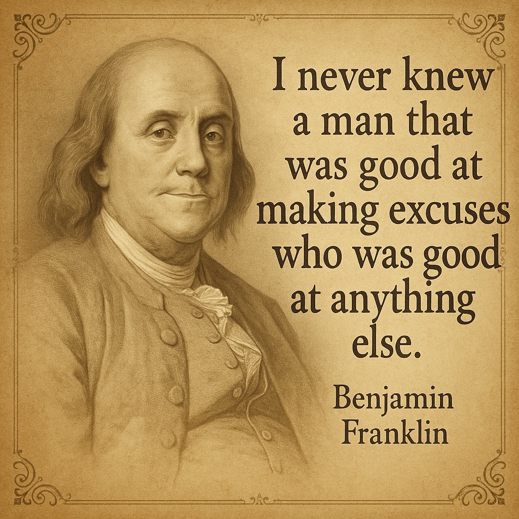 Ben. Franklin Excuses
